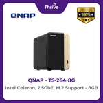 Load image into Gallery viewer, QNAP TS-264-8G Intel Celeron, 2.5GbE, M.2 Support