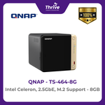 Load image into Gallery viewer, QNAP TS-464-8G Intel Celeron, 2.5GbE, M.2 Support