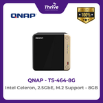 Load image into Gallery viewer, QNAP TS-464-8G Intel Celeron, 2.5GbE, M.2 Support