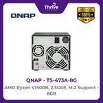 Load image into Gallery viewer, QNAP TS-473A-8G AMD Ryzen V1500B, 2.5GbE, M.2 Support