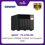 Load image into Gallery viewer, QNAP TS-473A-8G AMD Ryzen V1500B, 2.5GbE, M.2 Support