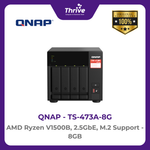 Load image into Gallery viewer, QNAP TS-473A-8G AMD Ryzen V1500B, 2.5GbE, M.2 Support