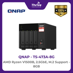 Load image into Gallery viewer, QNAP TS-473A-8G AMD Ryzen V1500B, 2.5GbE, M.2 Support
