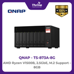 Load image into Gallery viewer, QNAP TS-873A-8G AMD Ryzen V1500B, 2.5GbE, M.2 Support
