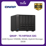 Load image into Gallery viewer, QNAP TS-h973AX-32G AMD Ryzen V1500B, 10GbE, Hybrid Storage