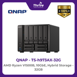 Load image into Gallery viewer, QNAP TS-h973AX-32G AMD Ryzen V1500B, 10GbE, Hybrid Storage