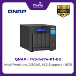 Load image into Gallery viewer, QNAP TVS-h474-PT-8G Intel Pentium, 2.5GbE, M.2 Support