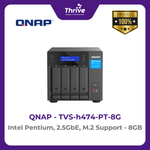 Load image into Gallery viewer, QNAP TVS-h474-PT-8G Intel Pentium, 2.5GbE, M.2 Support