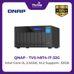 Load image into Gallery viewer, QNAP TVS-h874-i7-32G Intel Core i5, 2.5GbE, M.2 Support