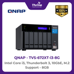 Load image into Gallery viewer, QNAP TVS-672XT-i3-8G Intel Core i3, Thunderbolt 3, 10GbE, M.2 Support
