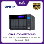 Load image into Gallery viewer, QNAP TVS-672XT-i3-8G Intel Core i3, Thunderbolt 3, 10GbE, M.2 Support