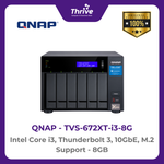 Load image into Gallery viewer, QNAP TVS-672XT-i3-8G Intel Core i3, Thunderbolt 3, 10GbE, M.2 Support