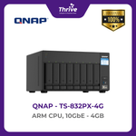 Load image into Gallery viewer, QNAP TS-832PX-4G ARM CPU, 10GbE