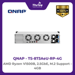 Load image into Gallery viewer, QNAP TS-873AeU-RP-4G AMD Ryzen V1500B, 2.5GbE, M.2 Support