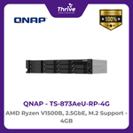 Load image into Gallery viewer, QNAP TS-873AeU-RP-4G AMD Ryzen V1500B, 2.5GbE, M.2 Support
