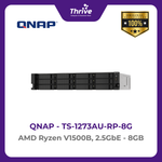 Load image into Gallery viewer, QNAP TS-1273AU-RP-8G AMD Ryzen V1500B, 2.5GbE