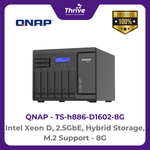 Load image into Gallery viewer, QNAP Intel Xeon D, 2.5GbE, Hybrid Storage, M.2 Support TS-h886-D1602-8G