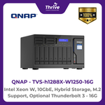 Load image into Gallery viewer, QNAP Intel Xeon W, 10GbE, Hybrid Storage, M.2 Support, Optional Thunderbolt 3 TVS-h1288X-W1250-16G