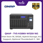 Load image into Gallery viewer, QNAP Intel Xeon W, 10GbE, Hybrid Storage, M.2 Support, Optional Thunderbolt 3 TVS-h1288X-W1250-16G