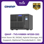 Load image into Gallery viewer, QNAP Intel Xeon W, 10GbE, Hybrid Storage, M.2 Support, Optional Thunderbolt 3 TVS-h1688X-W1250-32G