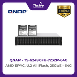 Load image into Gallery viewer, QNAP AMD EPYC, U.2 All Flash, 25GbE TS-h2490FU-7232P-64G