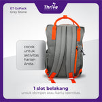 Load image into Gallery viewer, ET GoPack Grey Stone - Tas Laptop Wanita Premium (Grey) | Stylish Backpack