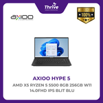 Load image into Gallery viewer, AXIOO HYPE 5 AMD X5 RYZEN 5 5500 8GB 256GB W11 14.0FHD IPS BLIT BLU