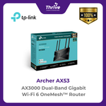 Load image into Gallery viewer, TP-LINK AX3000 Dual-Band Gigabit Wi-Fi 6 OneMesh™ Router