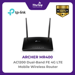 Load image into Gallery viewer, TP-LINK AC1200 Dual-Band FE 4G LTE Mobile Wireless Router