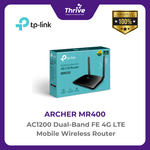 Load image into Gallery viewer, TP-LINK AC1200 Dual-Band FE 4G LTE Mobile Wireless Router