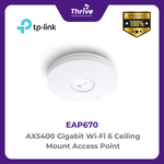 Load image into Gallery viewer, TP-LINK AX5400 Gigabit Wi-Fi 6 Ceiling Mount Access Point