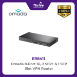 Load image into Gallery viewer, TP-LINK Omada 8-Port 1G, 2 SFP+ & 1 SFP Slot VPN Router