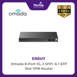 Load image into Gallery viewer, TP-LINK Omada 8-Port 1G, 2 SFP+ & 1 SFP Slot VPN Router
