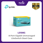 Load image into Gallery viewer, TP-LINK 8-Port Gigabit Unmanaged LiteSwitch Steel Case