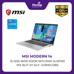 Load image into Gallery viewer, MSI MODERN 14 I5 1235 16GB 512GB W11+OHS 14.0FHD IPS BLIT 2Y SLV -C12MO.1282