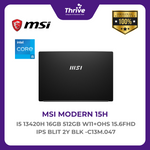 Load image into Gallery viewer, MSI MODERN 15H I5 13420H 16GB 512GB W11+OHS 15.6FHD IPS BLIT 2Y BLK -C13M.047