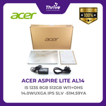 Load image into Gallery viewer, ACER ASPIRE LITE AL14 I5 1235 8GB 512GB W11+OHS 14.0WUXGA IPS SLV -51M.59YA