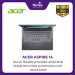 Load image into Gallery viewer, ACER ASPIRE 14 A14 I5 13420H RTX2050 4GB/ 8GB 512GB W11+OHS 14.0WUXGA GRY -51GM.57BP