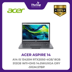 Load image into Gallery viewer, ACER ASPIRE 14 A14 I5 13420H RTX2050 4GB/ 8GB 512GB W11+OHS 14.0WUXGA GRY -51GM.57BP