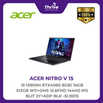 Load image into Gallery viewer, ACER NITRO V 15 I9 13900H RTX4060 8GB/ 16GB 512GB W11+OHS 15.6FHD 144HZ IPS BLIT 2Y+ADP BLK -51.901S