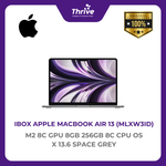 Load image into Gallery viewer, IBOX APPLE MACBOOK AIR 13 M2 8C GPU 8GB 256GB 8C CPU OS X 13.6 SPACE GREY -MLXW3ID