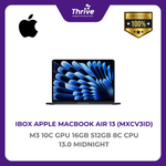 Load image into Gallery viewer, IBOX APPLE MACBOOK AIR 13 M3 10C GPU 16GB 512GB 8C CPU 13.0 MIDNIGHT -MXCV3ID