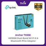 Load image into Gallery viewer, AX3000 Dual-Band Wi-Fi 6 & Bluetooth PCIe Adapter - Archer TX55E