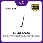 Load image into Gallery viewer, MU6H AC650 High Gain Wireless Dual-Band USB Adapter