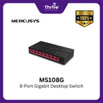 Load image into Gallery viewer, MS108G 8-Port Gigabit Desktop Switch