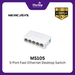Load image into Gallery viewer, MS105 5-Port Fast Ethernet Desktop Switch