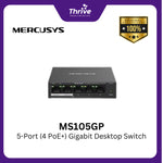 Load image into Gallery viewer, MS105GP 5-Port (4 PoE+) Gigabit Desktop Switch