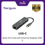 Load image into Gallery viewer, USB-C Multi-Port Hub with Ethernet Adapter USB-C