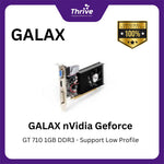 Load image into Gallery viewer, GALAX nVidia Geforce GT 710 1GB DDR3 - Support Low Profile