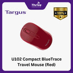 Load image into Gallery viewer, U102 Compact Blue Trace Travel Mouse (Red)